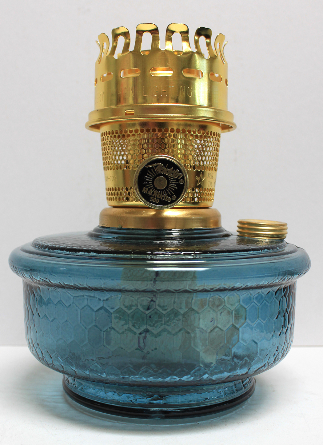 Aladdin MaxBrite Genie III Peacock Blue lamp